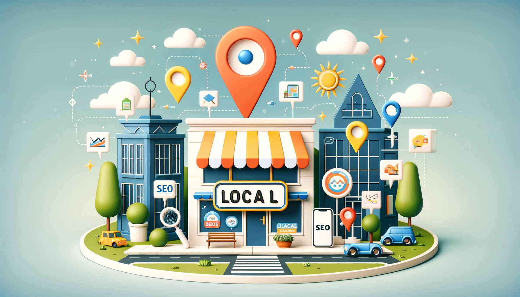 Local SEO Grafik